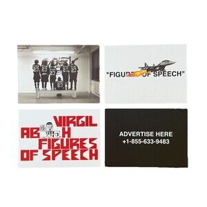 Virgil Abloh Off White Figures of Speech Postcard High Museum Atlanta SET OF 4